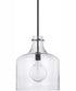 Crawford 1-Light Pendant Matte Black