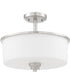 Bolden 2-Light Convertible Semi Flush Brushed Polished Nickel