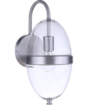 Sivo 1-Light Outdoor Wall Light Satin Aluminum