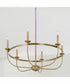 Rylann 6-Light Chandelier Aged Brass