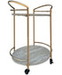 Tarica Bar Cart Cream/Gold