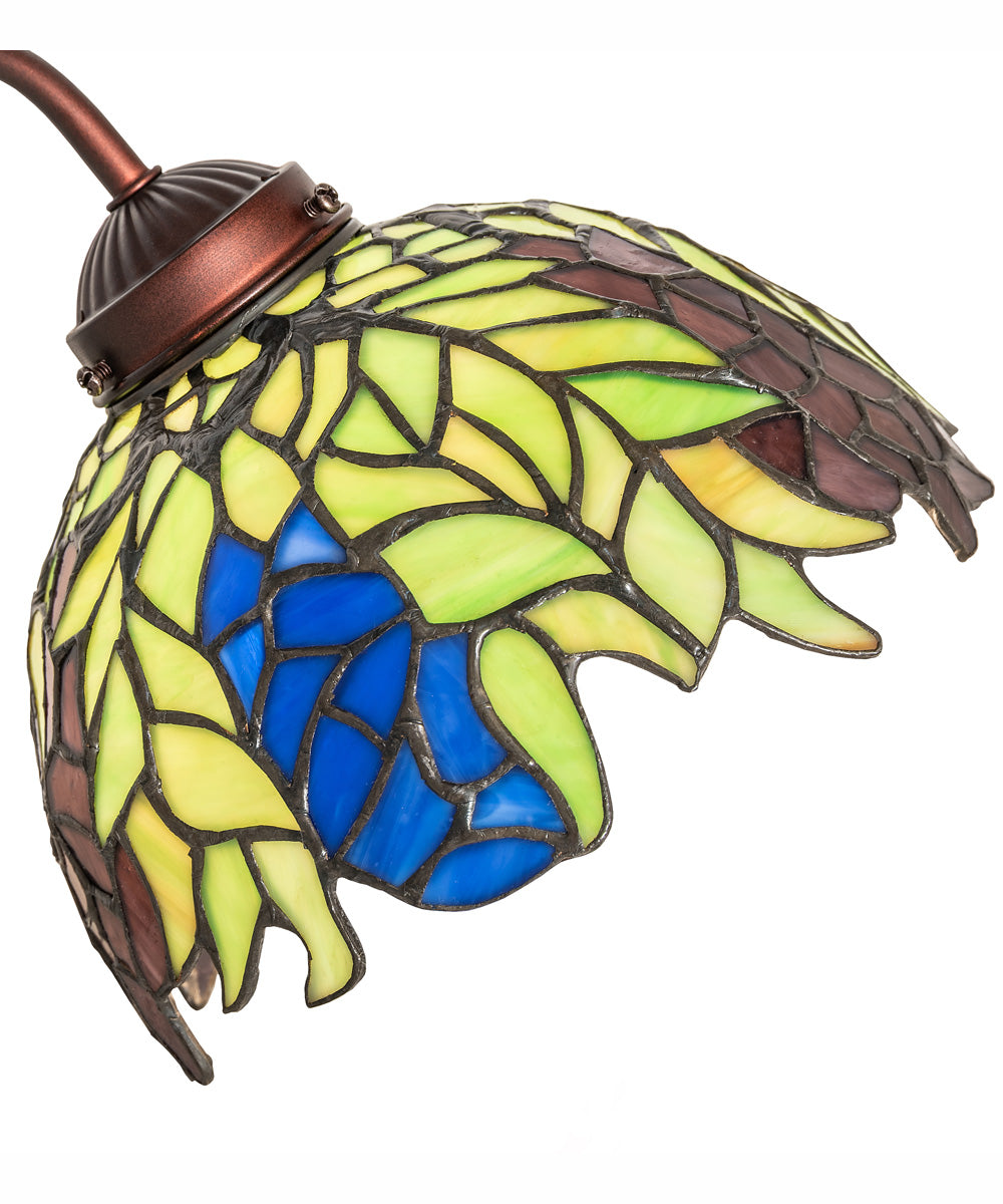 18" High Tiffany Honey Locust Desk Lamp