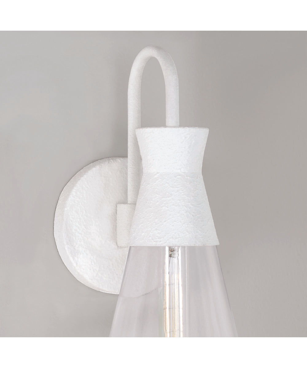 Paloma 1-Light Sconce Textured White
