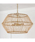 Wren 4-Light Pendant Matte Brass