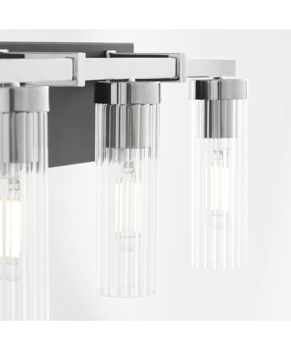 Kilbey 3-light Bath Vanity Light Matte Black