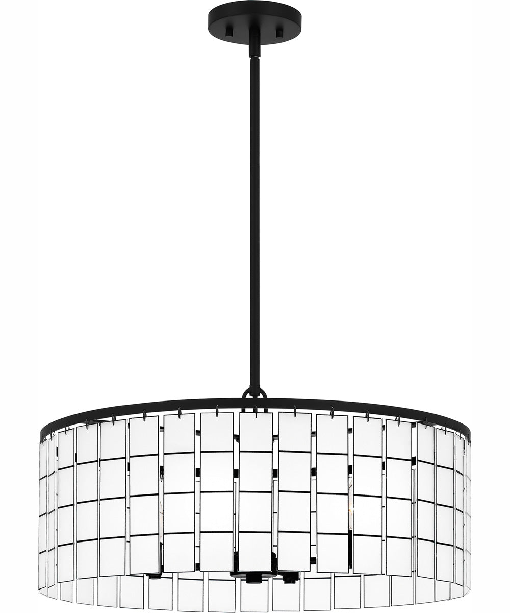 Seigler 4-light Pendant Matte Black