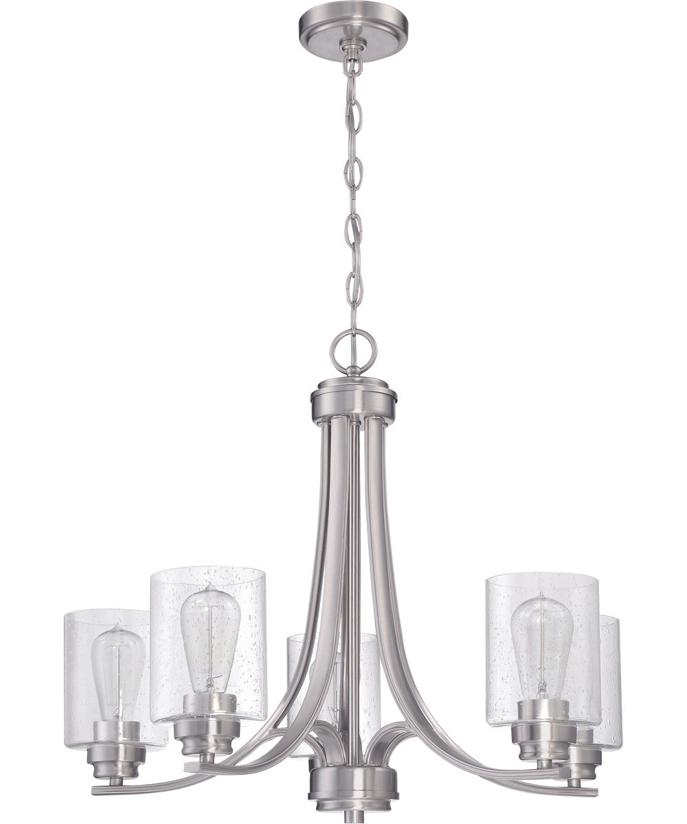 Bolden 5-Light Chandelier Brushed Polished Nickel