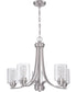 Bolden 5-Light Chandelier Brushed Polished Nickel