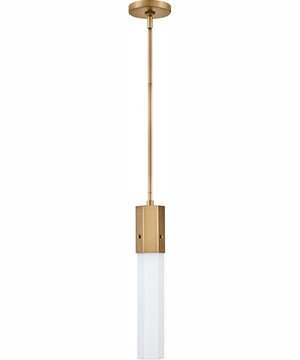 Facet 1-Light Extra Small Pendant in Heritage Brass