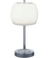 Pear LED Table Lamp  Satin Nickel