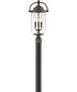 Willoughby Coastal Elements  3-Light Large Outdoor Post Top or Pier Mount Lantern in Oil Rubbed Bronze