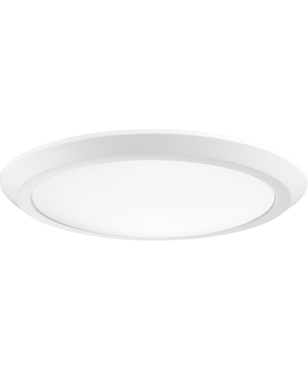 Verge  Flush Mount White Lustre