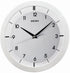 Wall Clock with Brushed Metal Dial