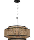 Quoizel Pendant 5-light Pendant Matte Black