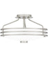 Emile 3-light Semi Flush Mount Brushed Nickel