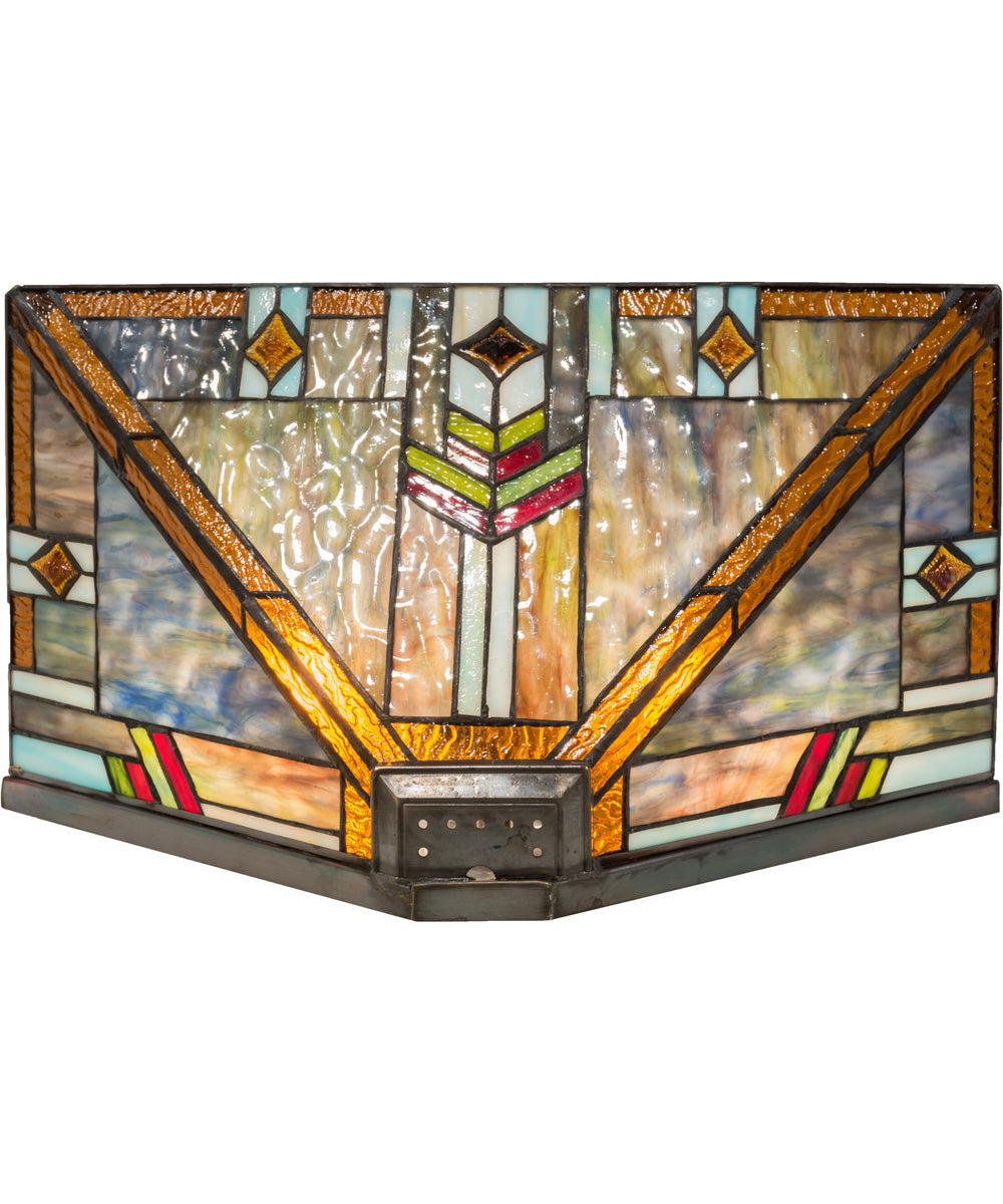 16"W Prairie Wheat Wall Sconce