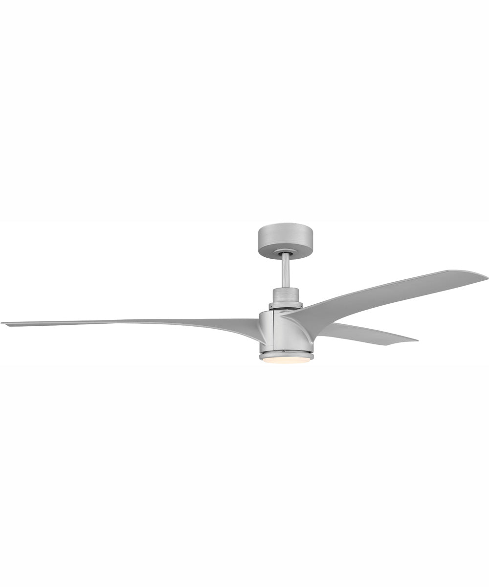 60" Phoebe 1-Light Indoor/Outdoor Ceiling Fan Painted Nickel