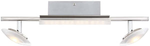 16"W Santiago LED Ceiling Light Nickel-Matte