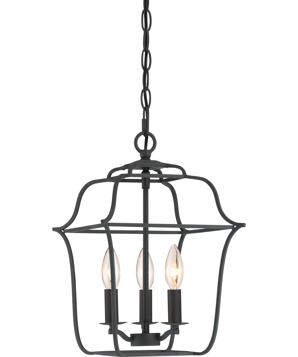 Gallery 3-light Pendant Royal Ebony