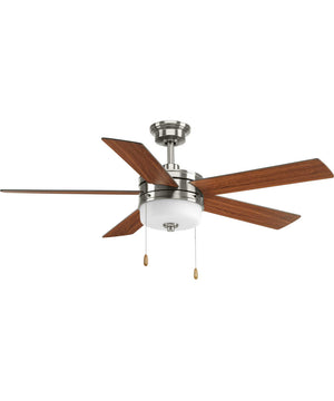 Verada 52" 5-Blade Ceiling Fan with LED Light Brushed Nickel
