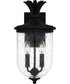 Havana Medium 2-light Outdoor Wall Light Earth Black