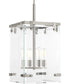 Glayse 4-Light Pendant Brushed Nickel