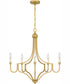 Mabel 5-light Chandelier Light Gold