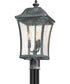 Bardstown Large 3-light Outdoor Post Light Aged Verde