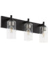 Fallstaff 3-light Bath Vanity Light Matte Black