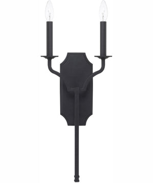 Ravenwood 2-Light Sconce Black Iron
