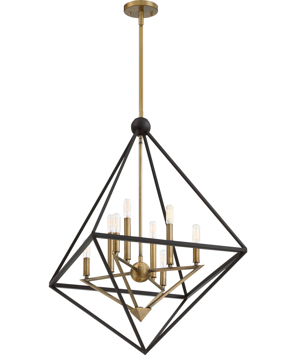 Louvre 8-light Pendant Western Bronze