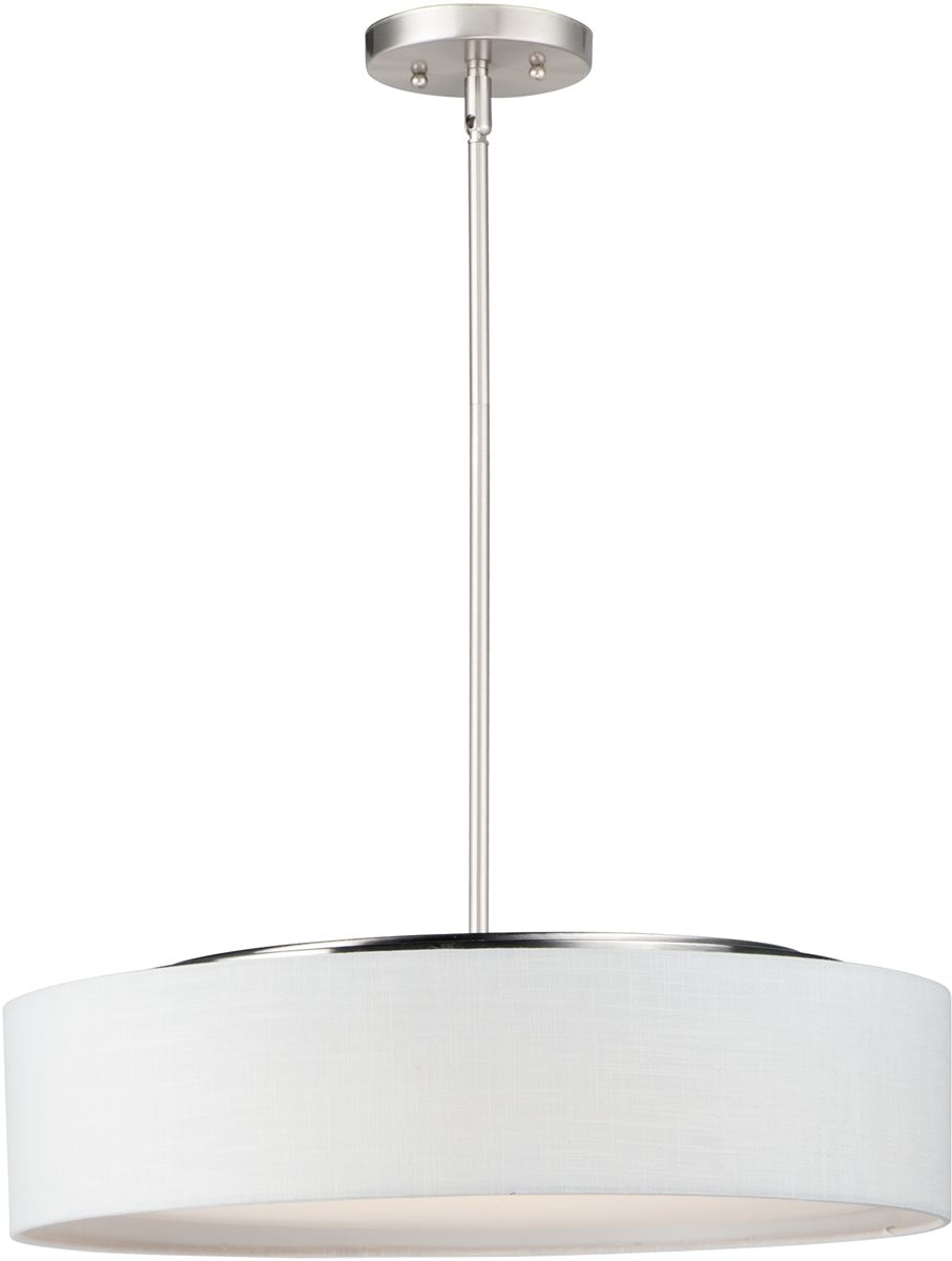 20"W Prime LED Pendant Satin Nickel