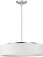 20"W Prime LED Pendant Satin Nickel