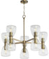 Relo 10-light Chandelier Dark Brass