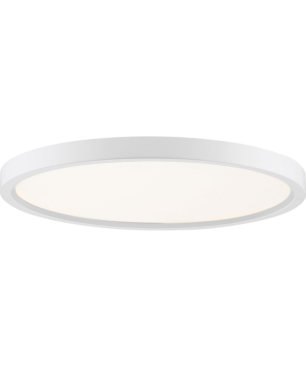 Outskirts  Flush Mount White Lustre