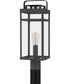 Keaton Large 1-light Outdoor Post Light  Coastal Armour Aluminum Mottled Black