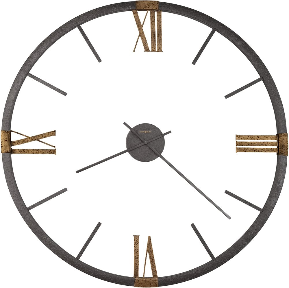 60"H Prospect Park Wall Clock Metal