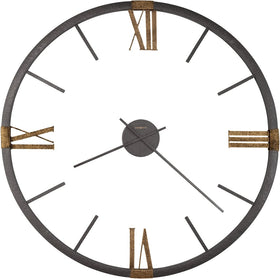 60"H Prospect Park Wall Clock Metal