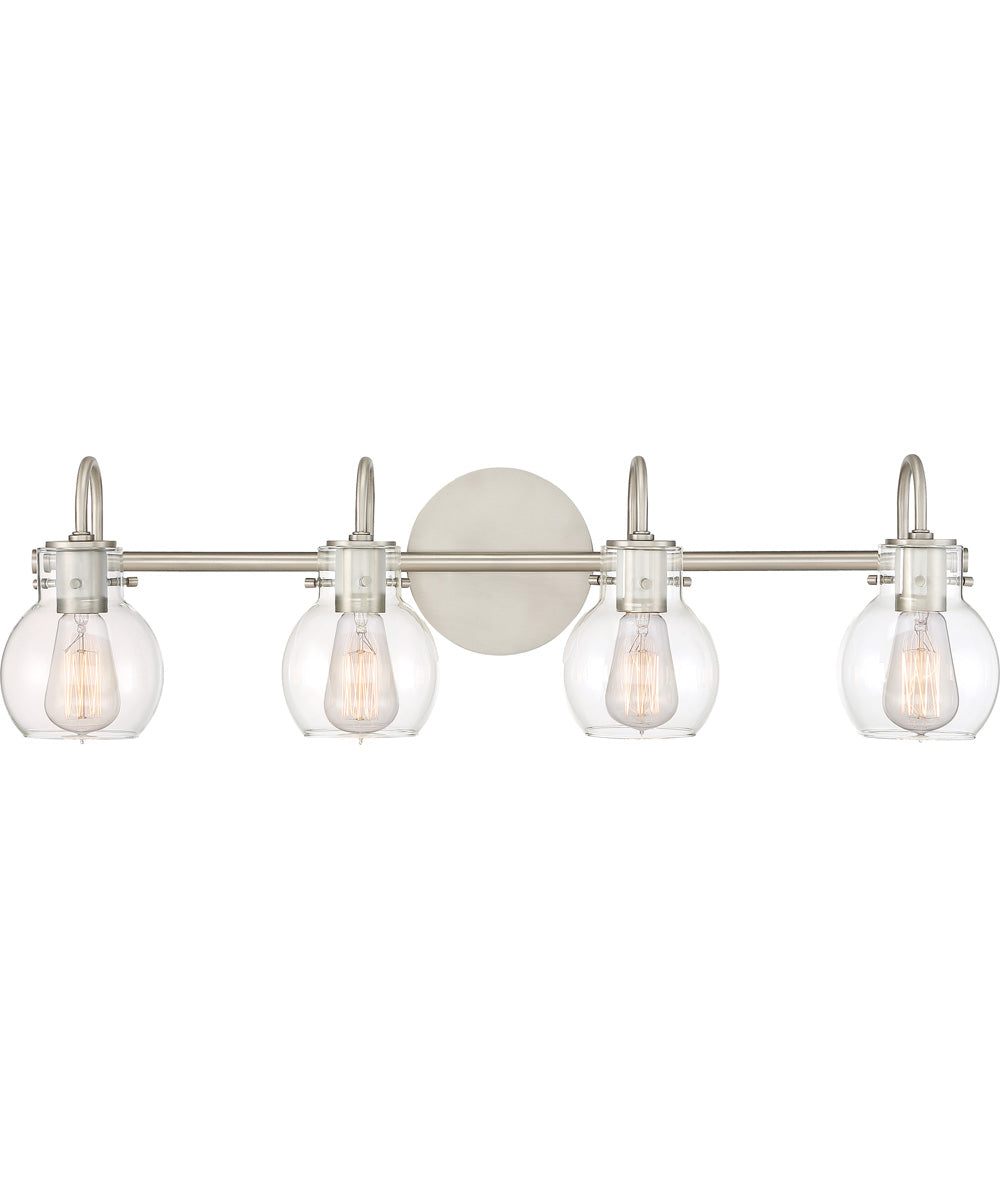 Andrews Extra Large 4-light Bath Light Antique Nickel