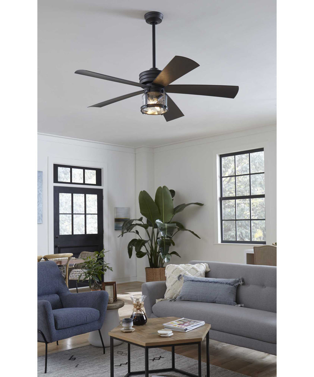 Midvale 5-Blade 56" Indoor/Outdoor Coastal Ceiling Fan Blistered Iron