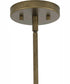 Breckenridge 1-Light Rustic Farmhouse Pendant Aged Bronze