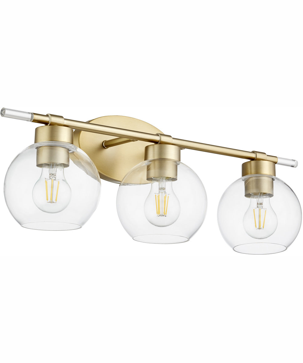Volan 3-light Bath Vanity Light Aged Brass