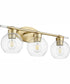 Volan 3-light Bath Vanity Light Aged Brass