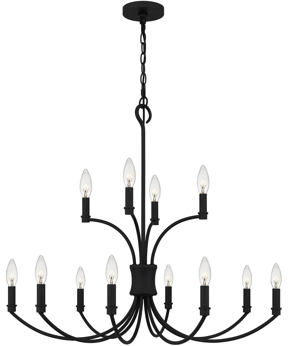 Briar 12-light Chandelier Matte Black