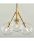 Rovi 3-light Pendant Aged Brass