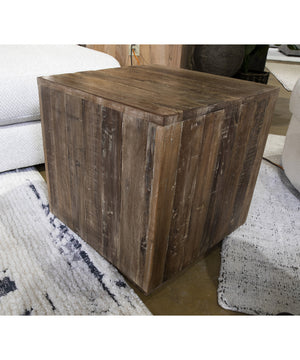 Randale Accent Table Distressed Brown