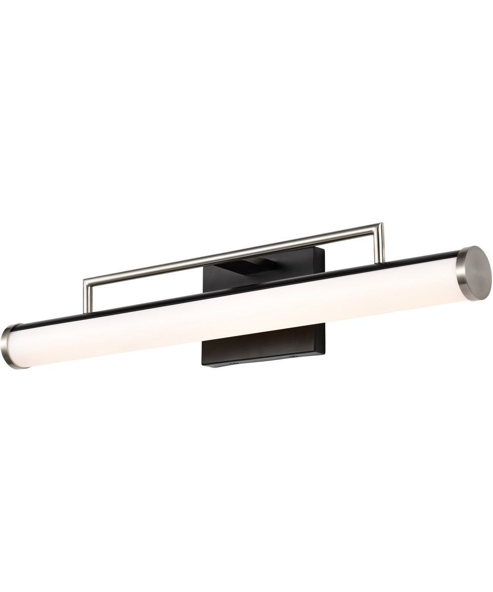 Solano  Vanity & Wall Black / Brushed Nickel