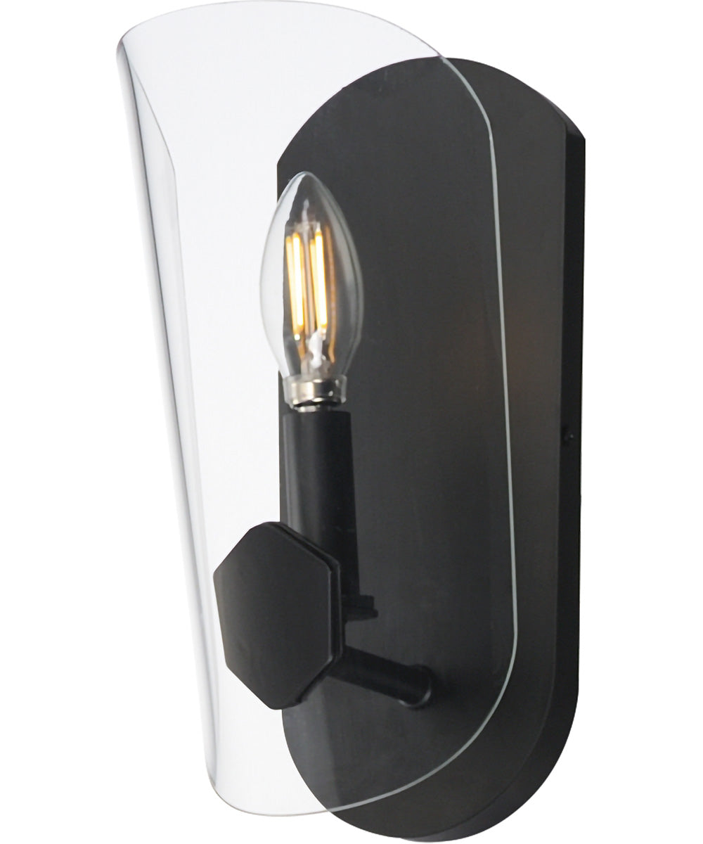 Armory 1-Light Wall Sconce Black