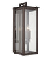 Hunt 4-Light Outdoor Wall Mount Rain or Shine - Oiled Bronze with Clear Glass