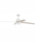 52" Terie 1-Light Ceiling Fan White